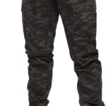 Pantalon Cargo Jean Camouflage Homme 989Zé ENZO Poignets-0