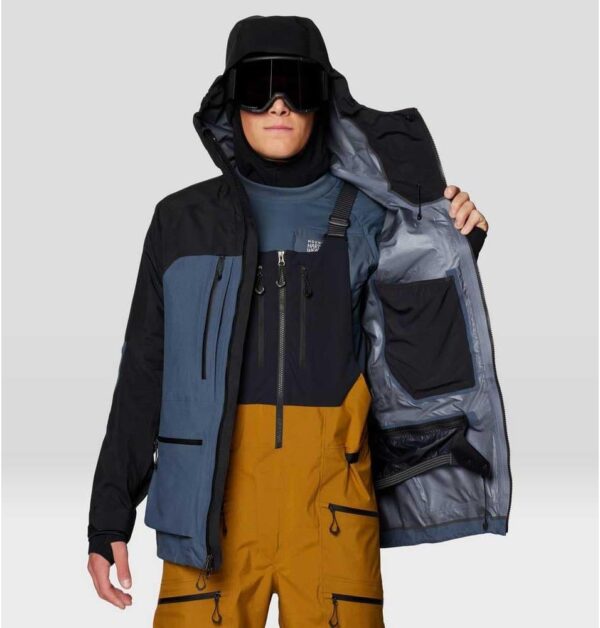 Veste Softshell Mountain Hardwear Mythogen Bleu Homme-4