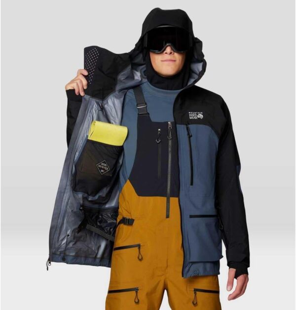 Veste Softshell Mountain Hardwear Mythogen Bleu Homme-5