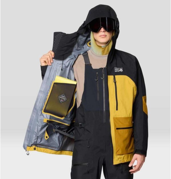 Veste Softshell Mountain Hardwear Mythogen Jaune Homme XL-5