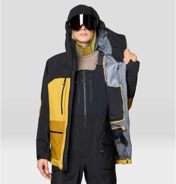 Veste Softshell Mountain Hardwear Mythogen Jaune Homme XL-4