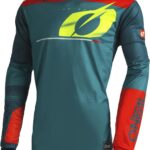 Maillot moto O'NEAL Hardwear Haze V22 Bleu Rouge XL-0