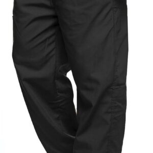 Pantalon Chino Cargo Homme Taille élastique Poches Polyester-0