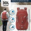 Sac à dos randonnée Terra Peak 30L respirant imperméable-1