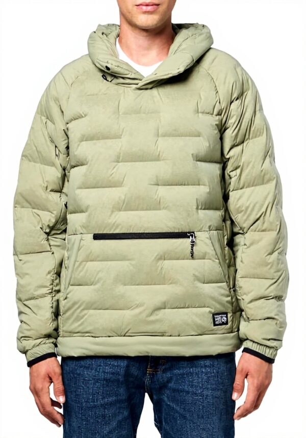 Sweat à capuche Mountain Hardwear StretchDown Homme Vert