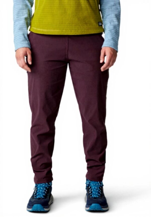 Pantalon Dynama Femme Mountain Hardwear Tissu UPF 50 Noir