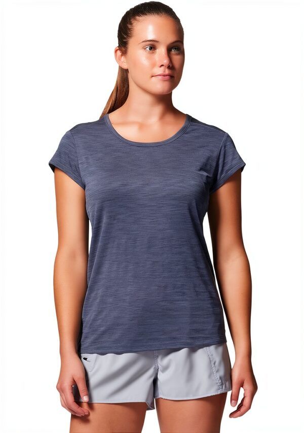 Mountain Hardwear T-shirt Femme Rayé UPF 30 Respirant