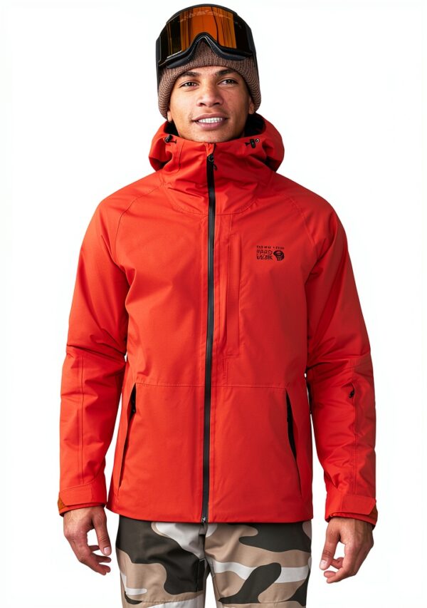 Mountain Hardwear Veste Homme Imperméable Respirante Cuivré