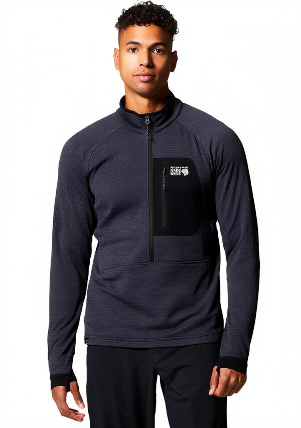 Veste Homme Mountain Hardwear Polartec Power Grid Zip Sport