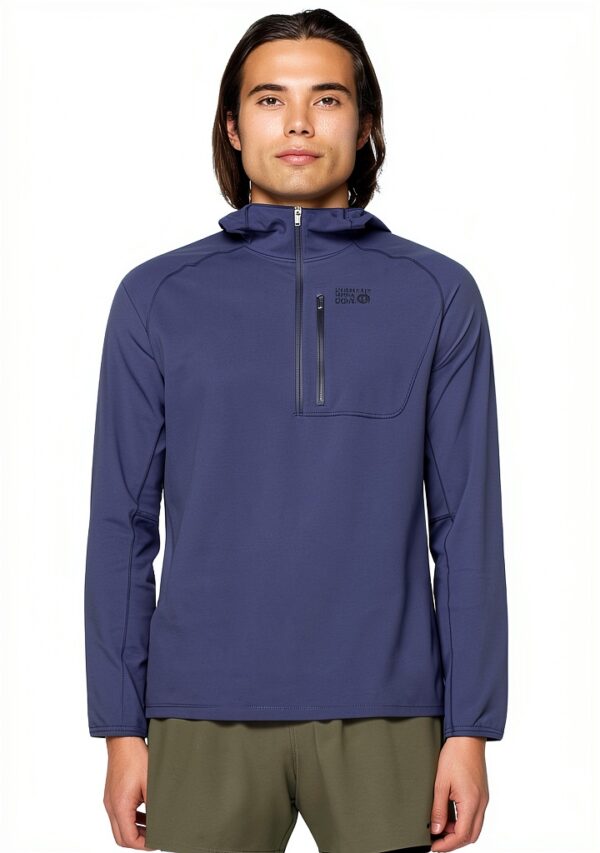 Mountain Hardwear Sunshield Hoodie Fleece Homme Bleu