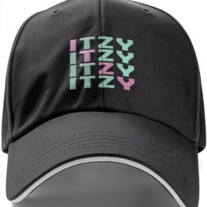 Chapeau Seau Itzy notshy CWCMZDH Casquette Baseball Coton Mélangé Logo-0